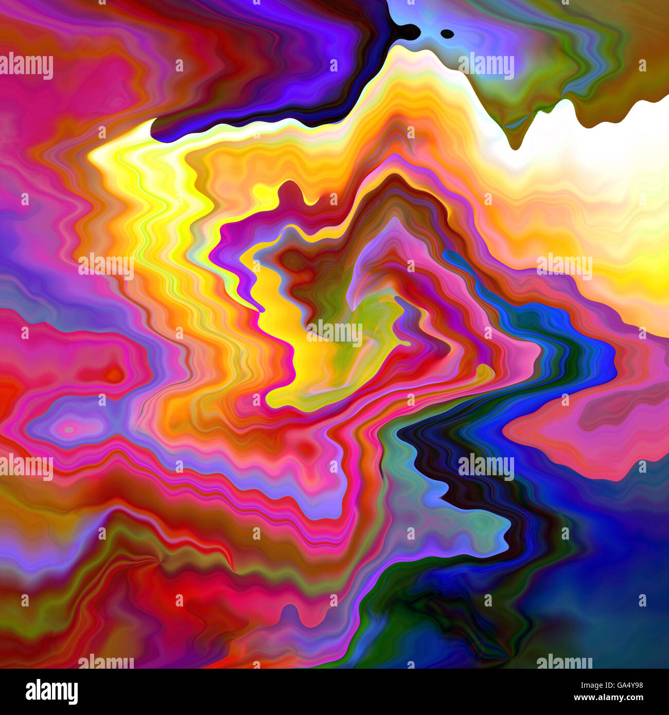 Abstract di colorazione di sfondo astratto a gradiente con visual effetti wave,buona per il tuo design Foto Stock