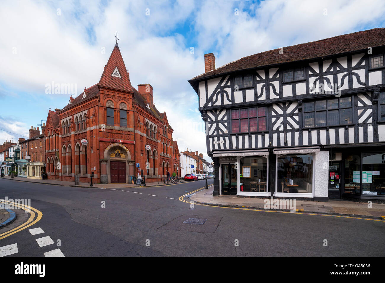 HSBC Bank, Stratford upon Avon. Foto Stock