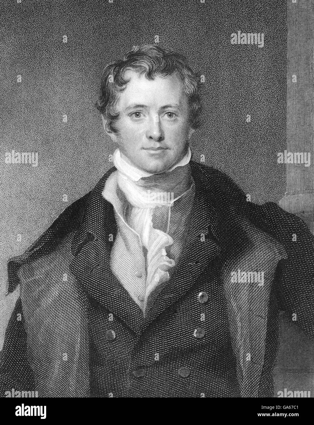 Sir Humphry Davy, 1° Baronet, 1778 - 1829, un Cornish chimico e inventore, Foto Stock