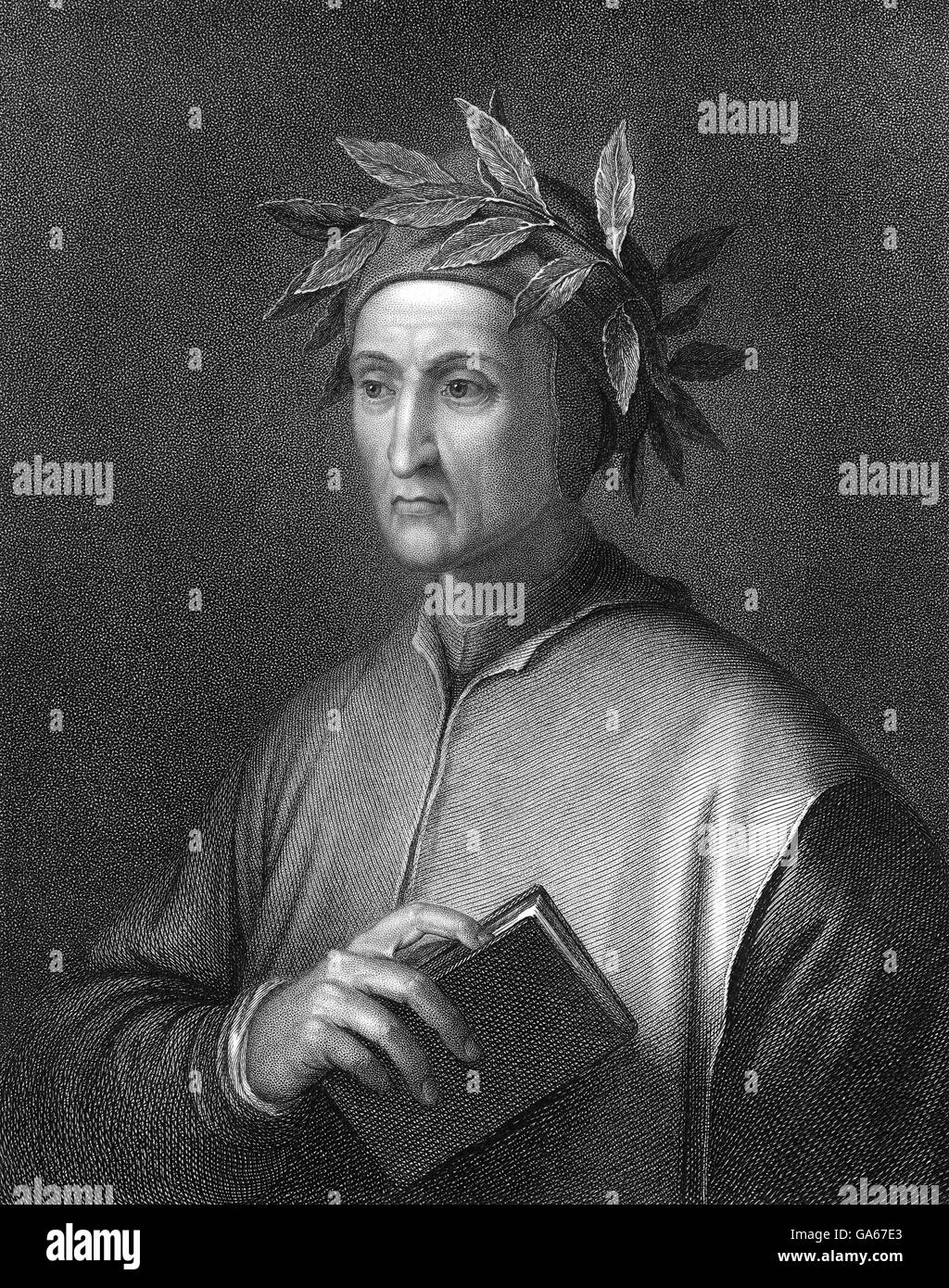 Dante Alighieri, 1265 - 1321, un poeta e filosofo Foto Stock