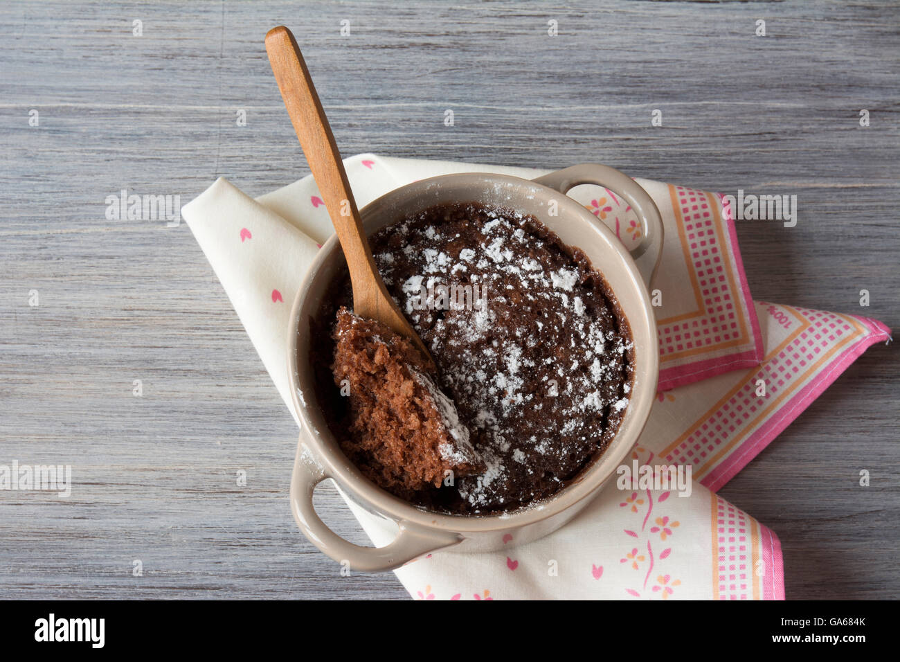 Brownie su una tazza Foto Stock