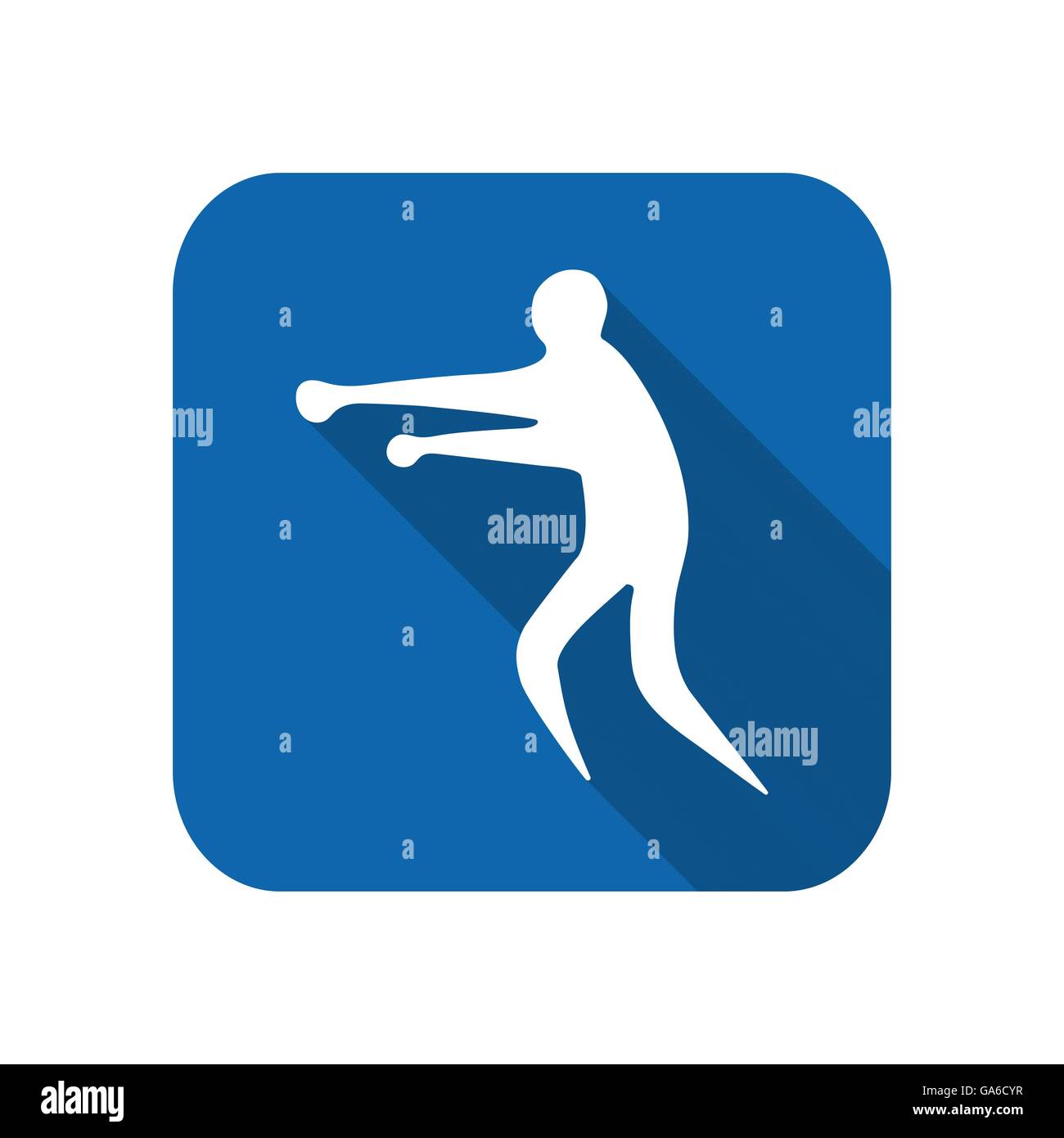 Sportivo boxer uomo Illustrazione Vettoriale