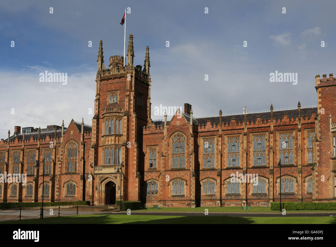 La Queen's University di Belfast, Irlanda del Nord. Foto Stock