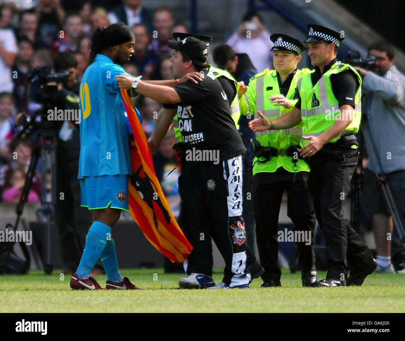 Calcio - Friendly - Cuore di Midlothian v Barcellona - Murrayfield Stadium Foto Stock