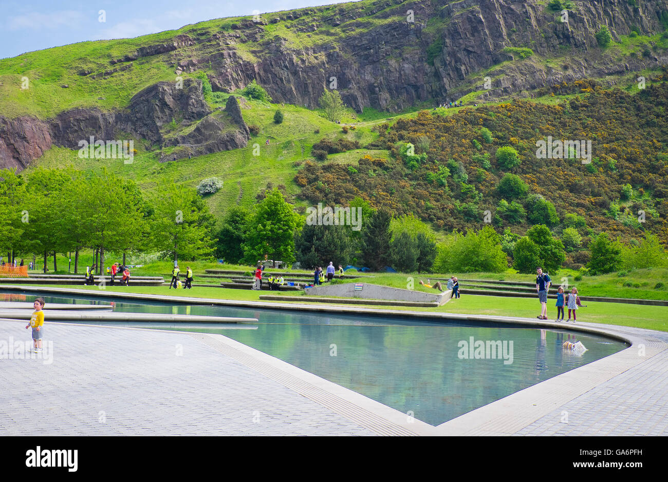 Bella città di Edimburgo in Scozia Foto Stock