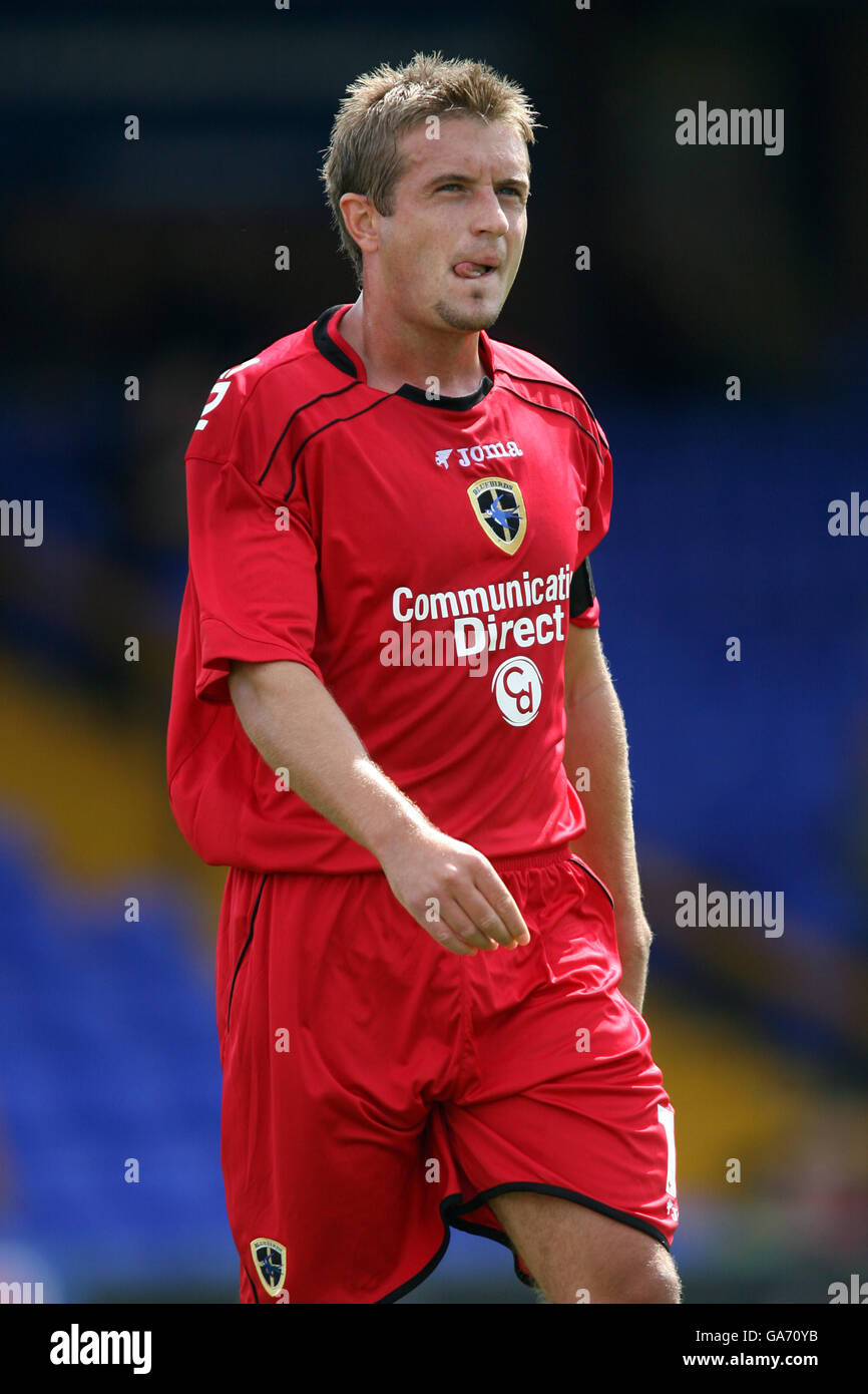 Calcio - Friendly - Stockport County v Cardiff City - Edgeley Park Foto Stock