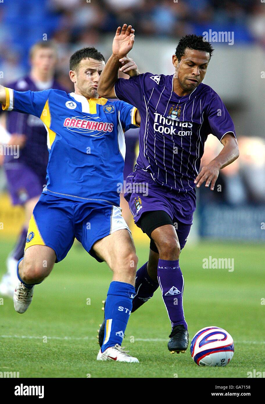 Calcio - Friendly - Shrewsbury Town v Manchester City - Nuovo Prato Foto Stock