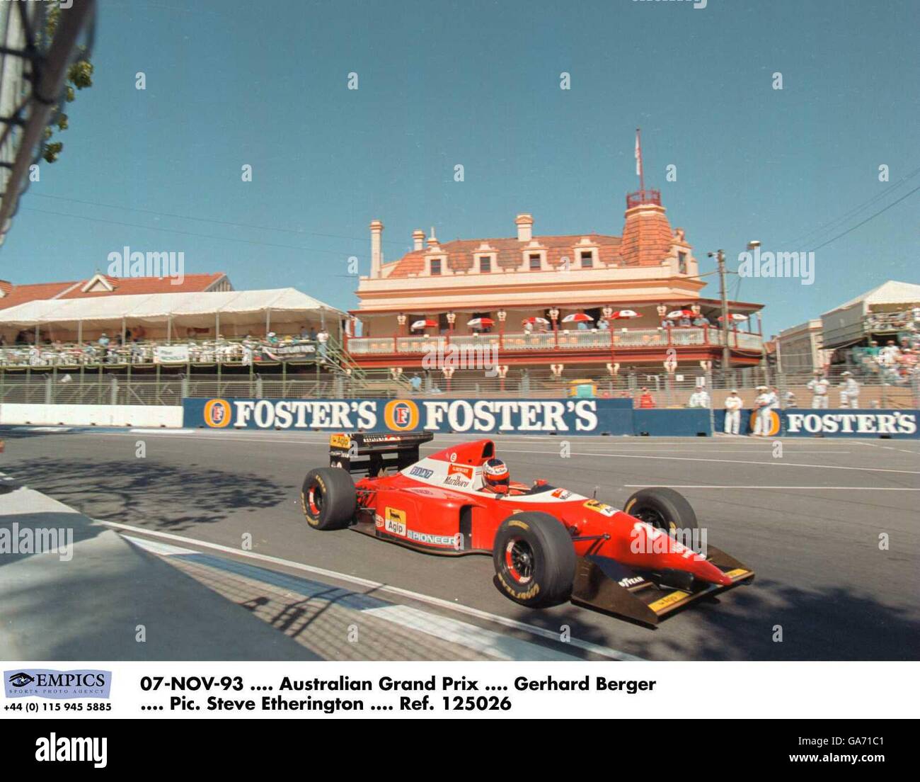 125026 Gerhard Berger Foto Stock