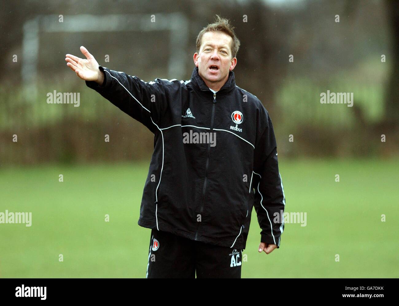 Calcio - Premiership - Charlton Athletic Training Foto Stock