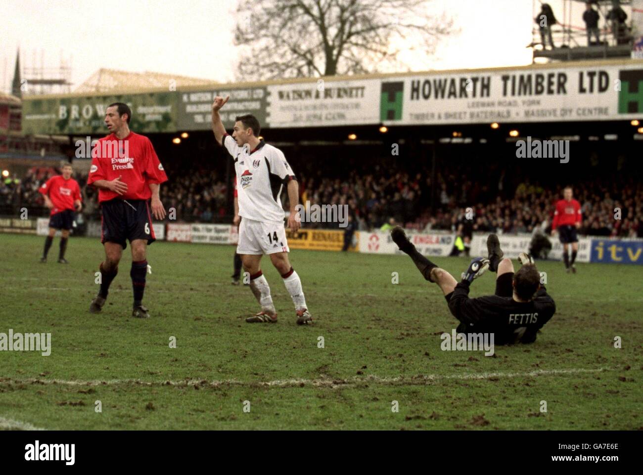 Calcio - FA Cup quarto round - York City v Fulham Foto Stock
