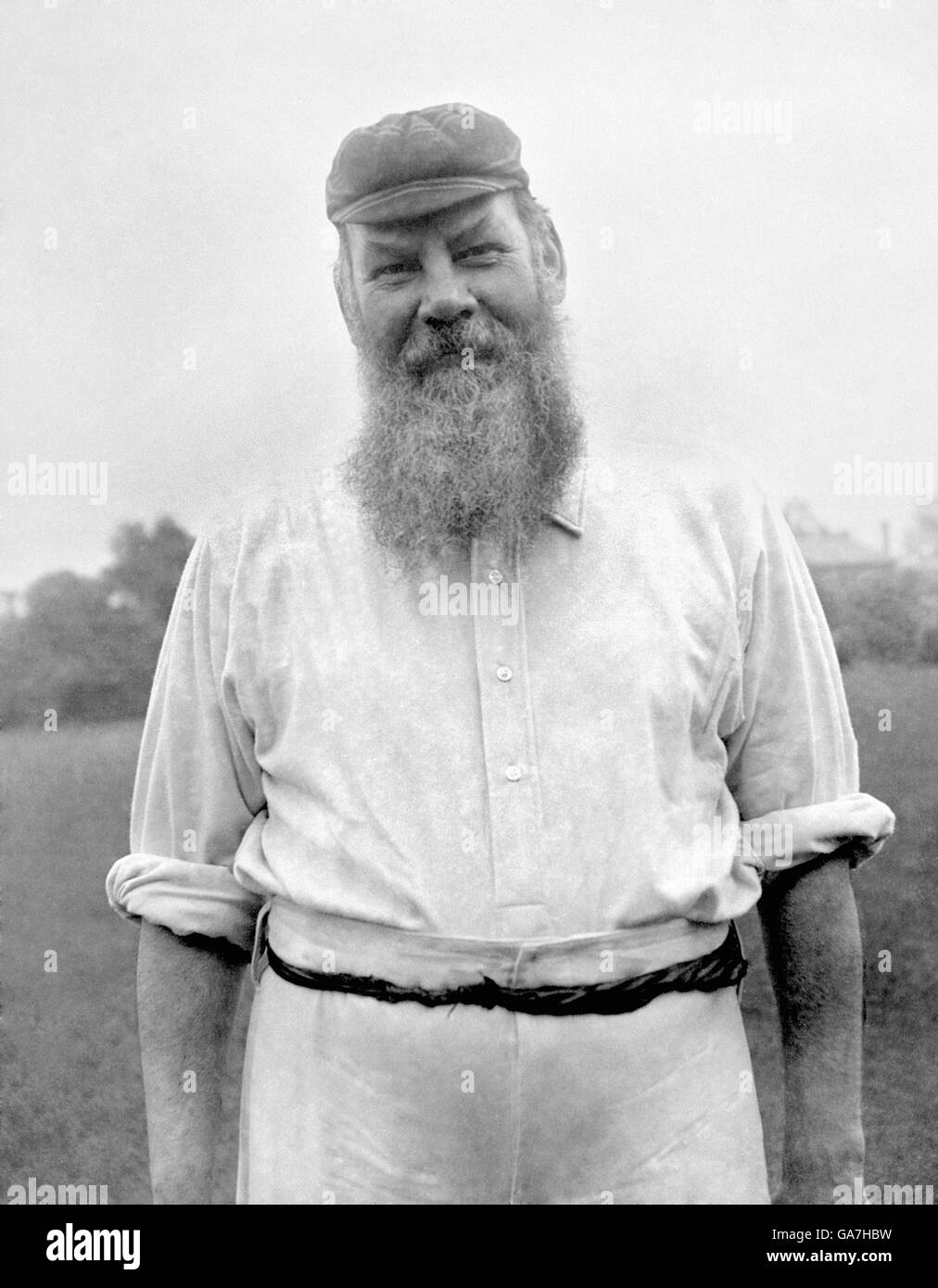 Cricket - W.G. Grazia. Un ritratto del cricketer inglese William Gilbert Grace. Foto Stock