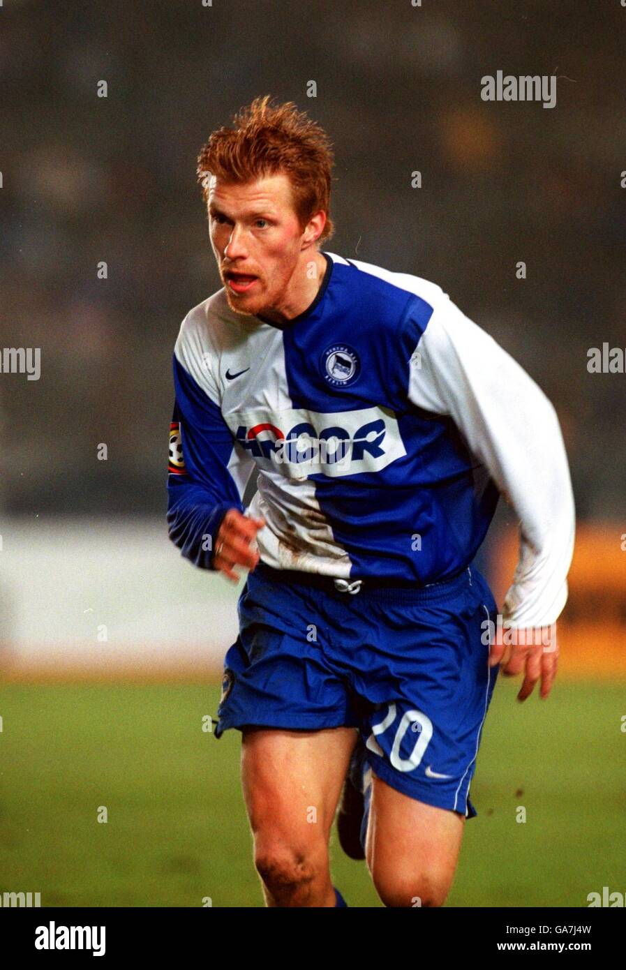 Tedesco Calcio - Bundesliga - Hertha Berlino / St Pauli. Andreas Neuendorf, Hertha Berlino Foto Stock