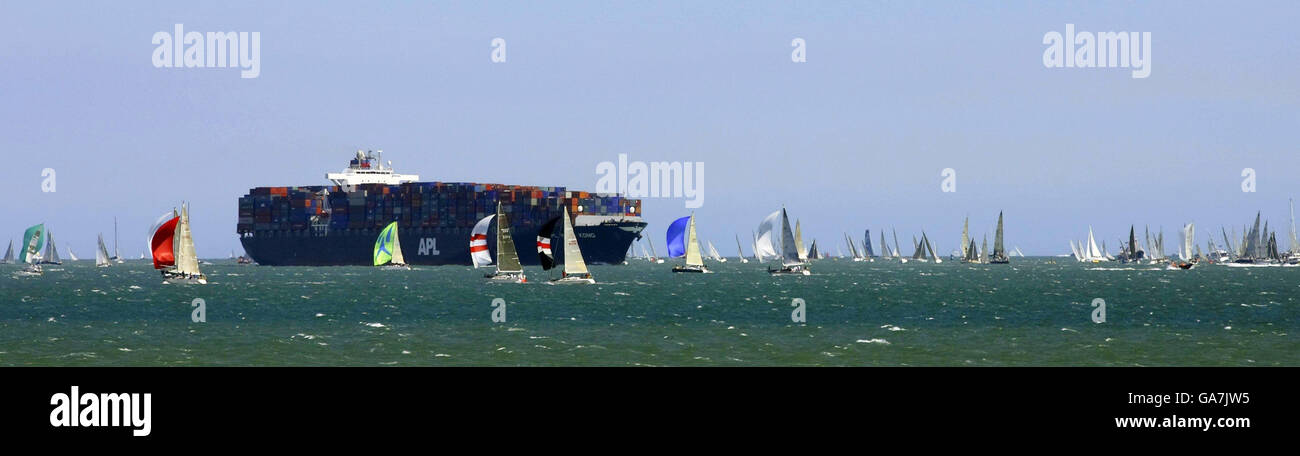 Vela - Skandia Cowes Week Regatta - Isola di Wight Foto Stock