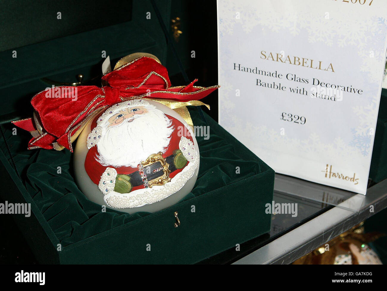 Santa apre Harrods mondo natale - Londra Foto Stock