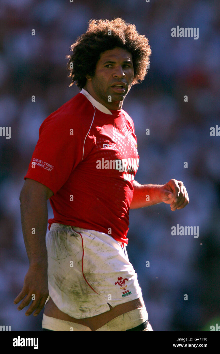 Rugby Union - Investec Challenge - Inghilterra / Galles - Twickenham. Colin Charvis, Galles Foto Stock