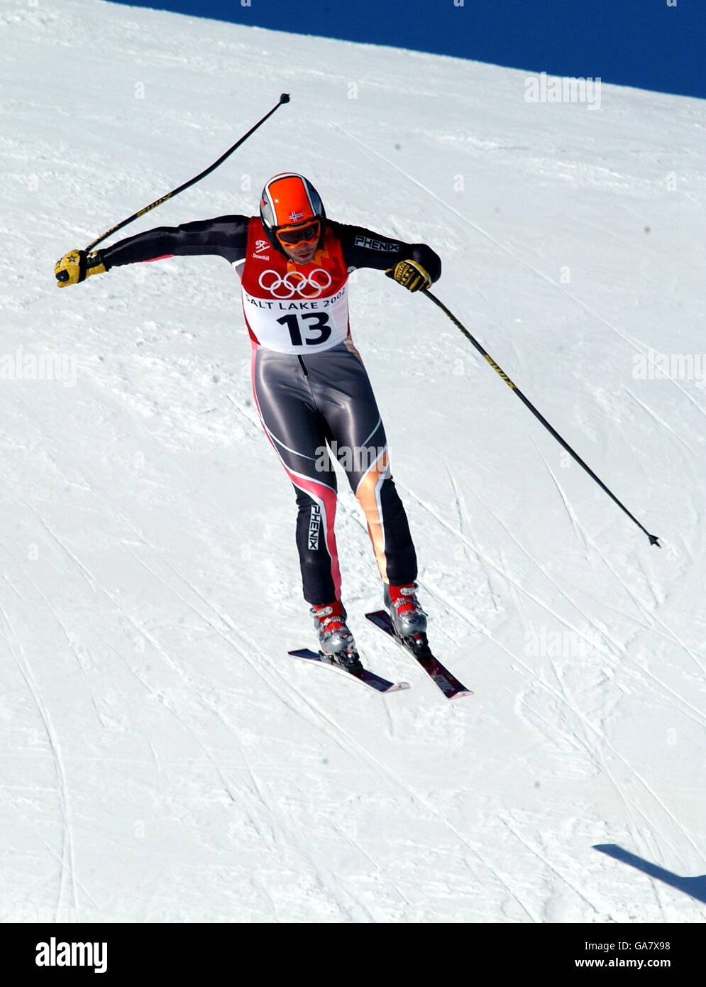 Olimpiadi invernali - Salt Lake City 2002 - Sci alpino - Uomini in discesa Foto Stock