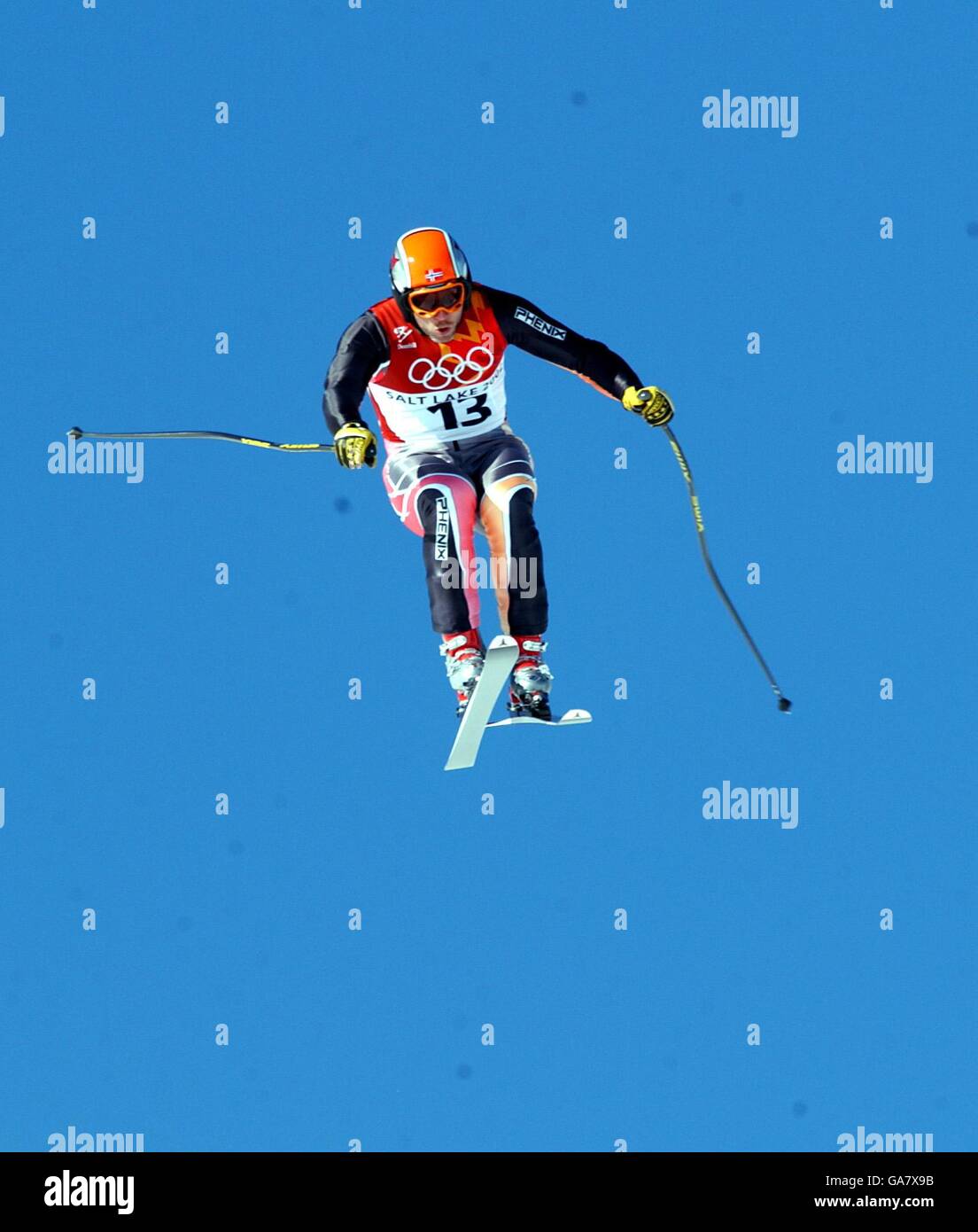 Olimpiadi invernali - Salt Lake City 2002 - Sci alpino - Uomini in discesa Foto Stock