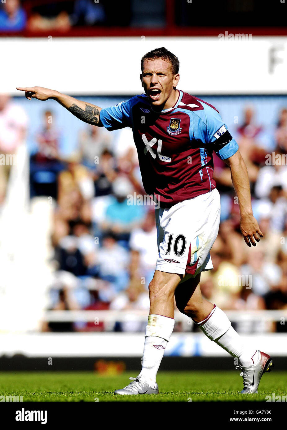 Calcio - Barclays Premier League - West Ham United / Wigan Athletic - Upton Park. West Ham's Craig Bellamy durante la partita della Barclays Premier League a Upton Park, Londra. Foto Stock