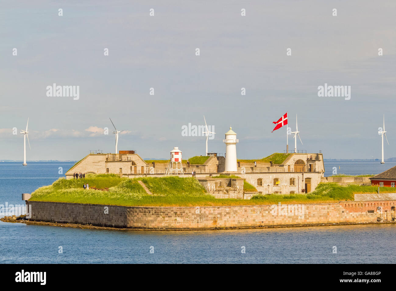 Tre Corone Fortezza Copenhagen DANIMARCA Foto Stock