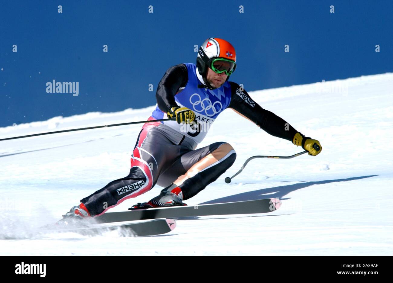 Olimpiadi invernali - Salt Lake City 2002 - Sci alpino - Uomini Super G Foto Stock