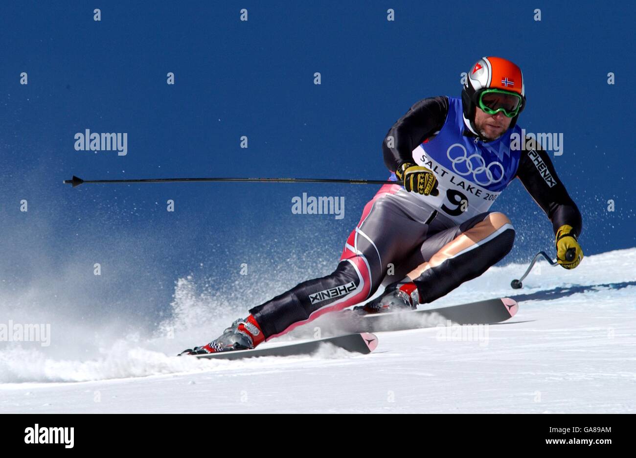 Olimpiadi invernali - Salt Lake City 2002 - Sci alpino - Uomini Super G Foto Stock