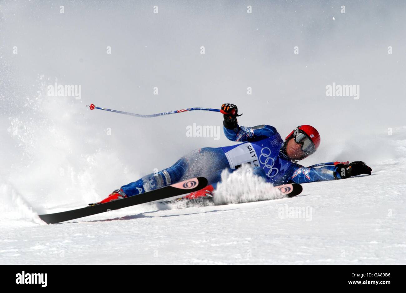 Olimpiadi invernali - Salt Lake City 2002 - Sci alpino - Uomini Super G Foto Stock
