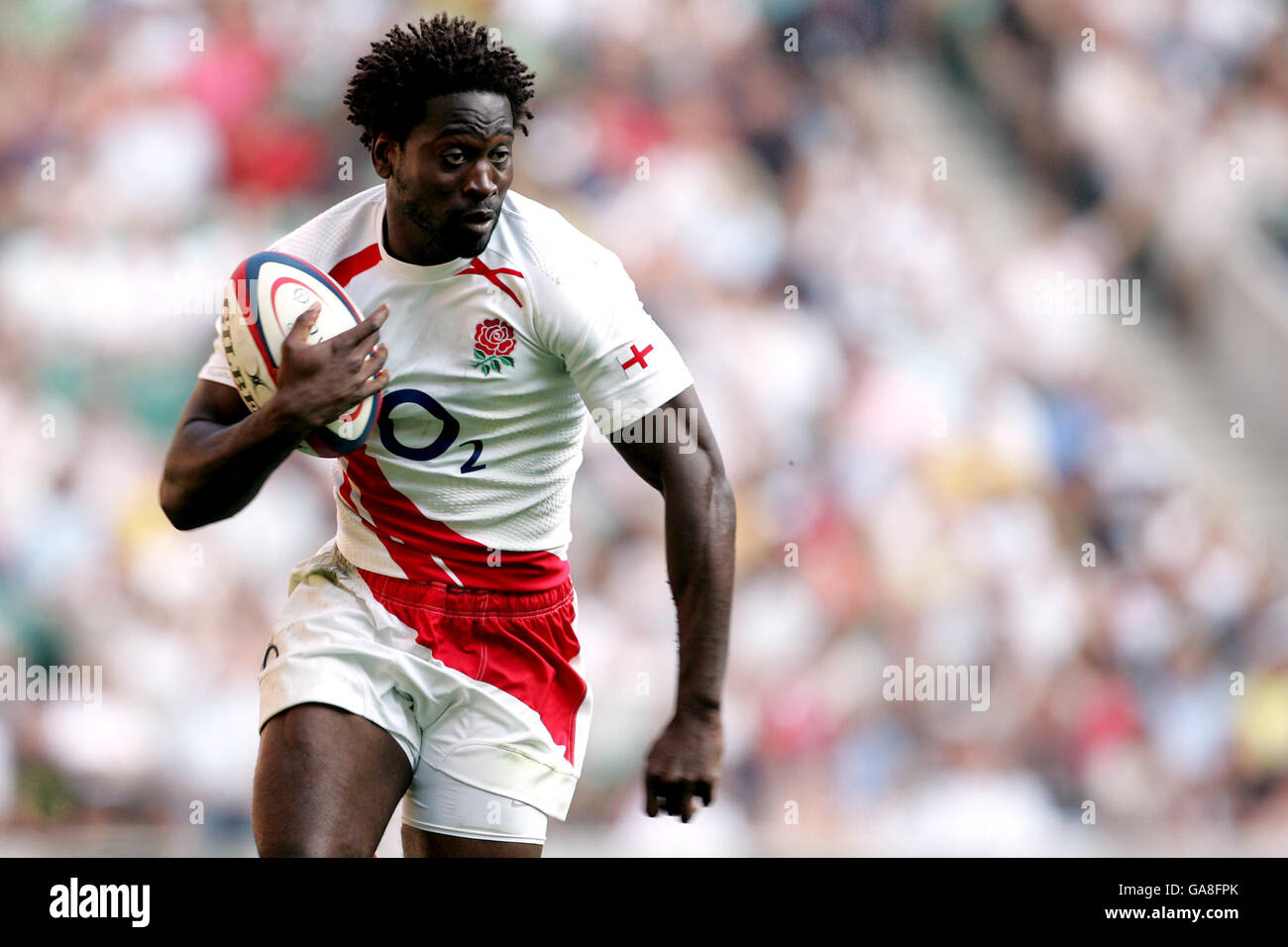 Rugby Union - Investec Challenge 2007 - Inghilterra / Francia - Twickenham. Paul Sackey, Inghilterra Foto Stock