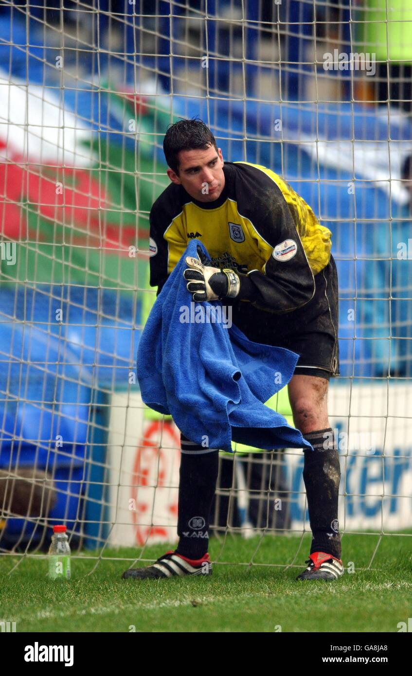 Calcio - AXA Sponsored fa Cup - Round Four - Tranmere Rover contro Cardiff City. Neil Alexander, Cardiff City Foto Stock