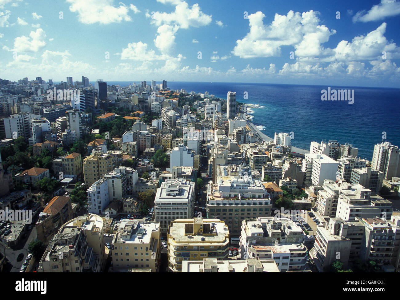 Il centro storico della città di Beirut in Libano nel medio oriente. Foto Stock