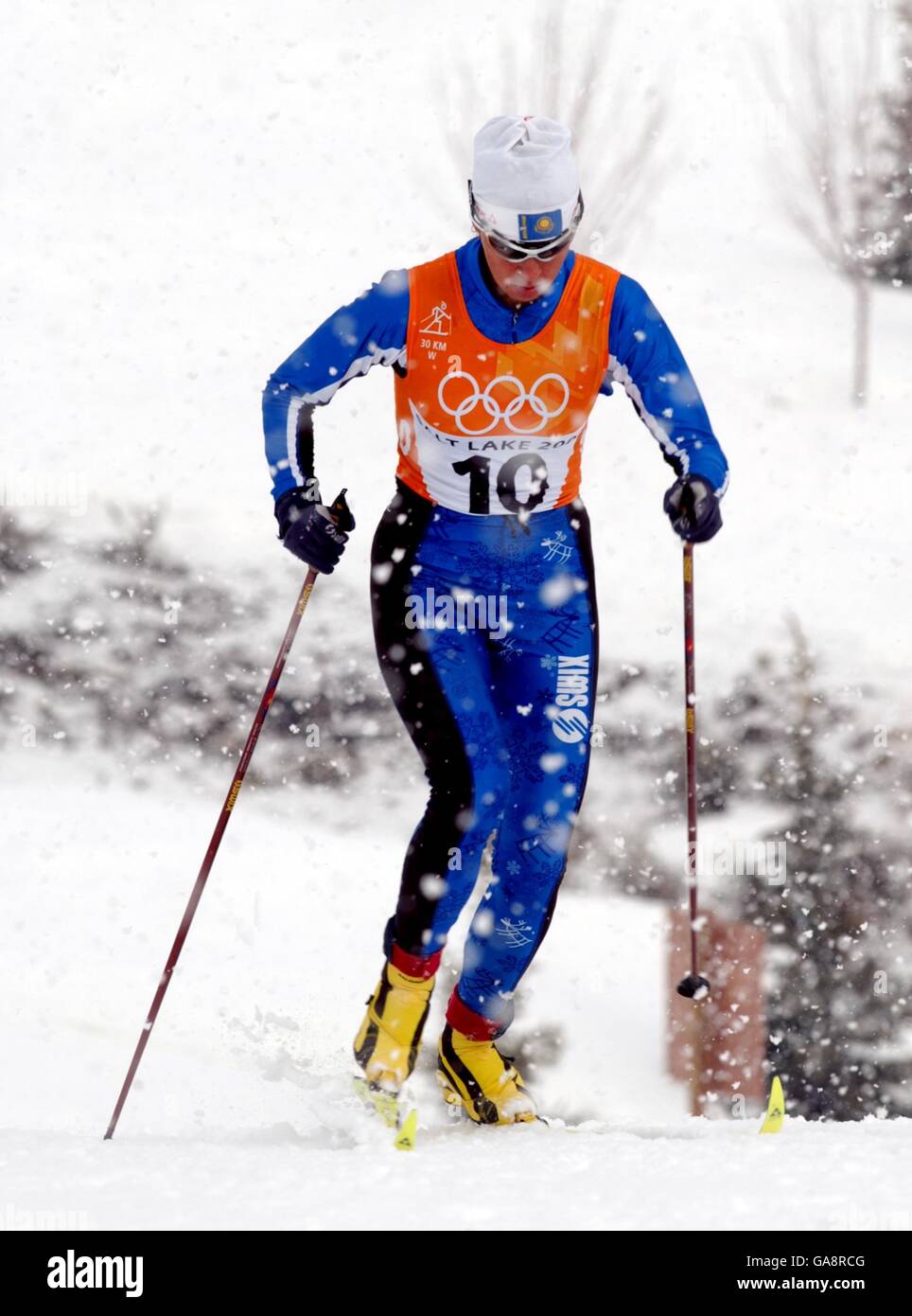 Olimpiadi invernali - Salt Lake City 2002 - Sci di fondo - Donne 30km classica Foto Stock