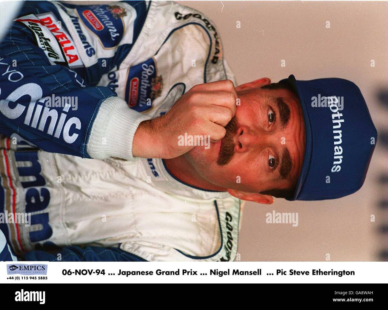 06-NOV-94 ... Gran Premio del Giappone ... Nigel Mansell Foto Stock