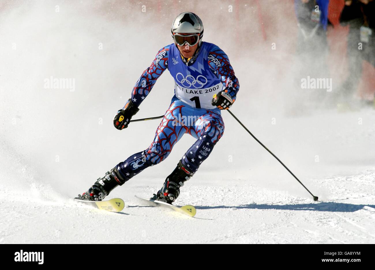 Olimpiadi invernali - Salt Lake City 2002 - Sci alpino - Slalom gigante maschile Foto Stock