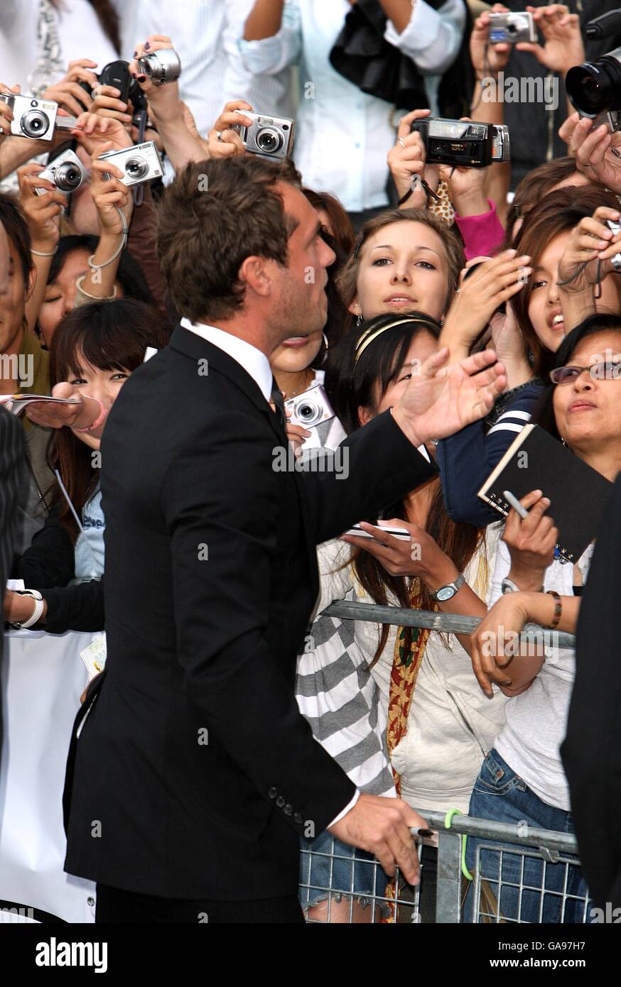 Toronto Film Festival - Sleuth Premiere. Jude Law alla prima di Sleuth al trentaduesimo Festival annuale del Film Internazionale di Toronto, Canada Foto Stock