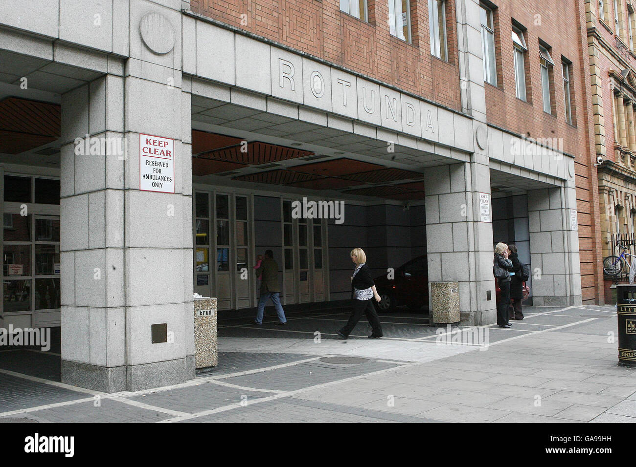 L'ospedale Rotunda di Dublino, che è costretto ad affittare camere d'albergo per donne incinte a causa della mancanza di letti. Foto Stock
