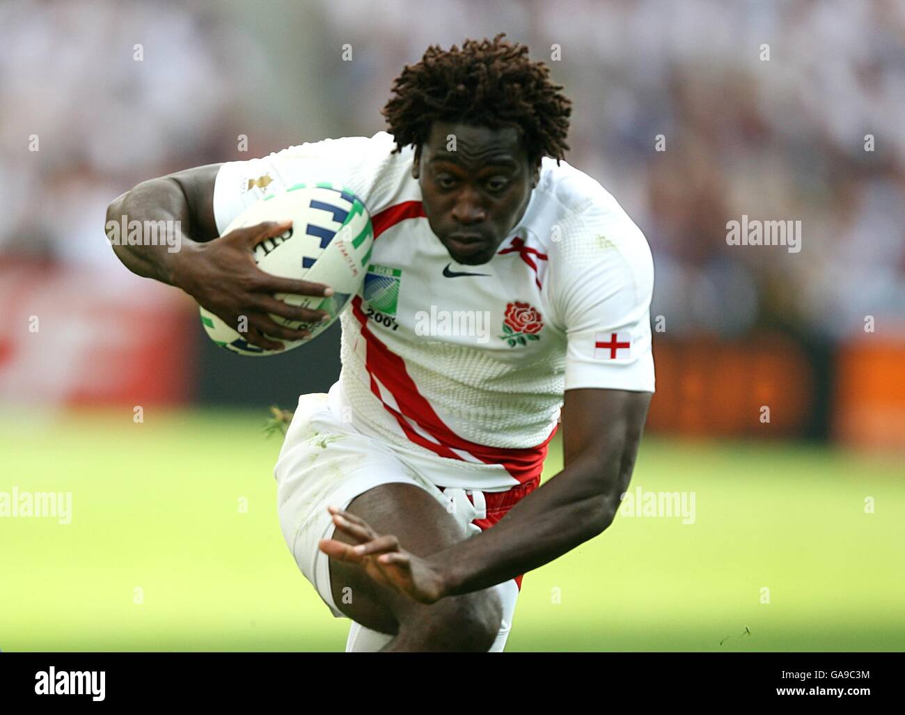 Rugby Union - IRB Rugby World Cup 2007 - Pool A - Inghilterra contro Samoa - Stade de la Beaujoire. Paul Sackey, Inghilterra Foto Stock