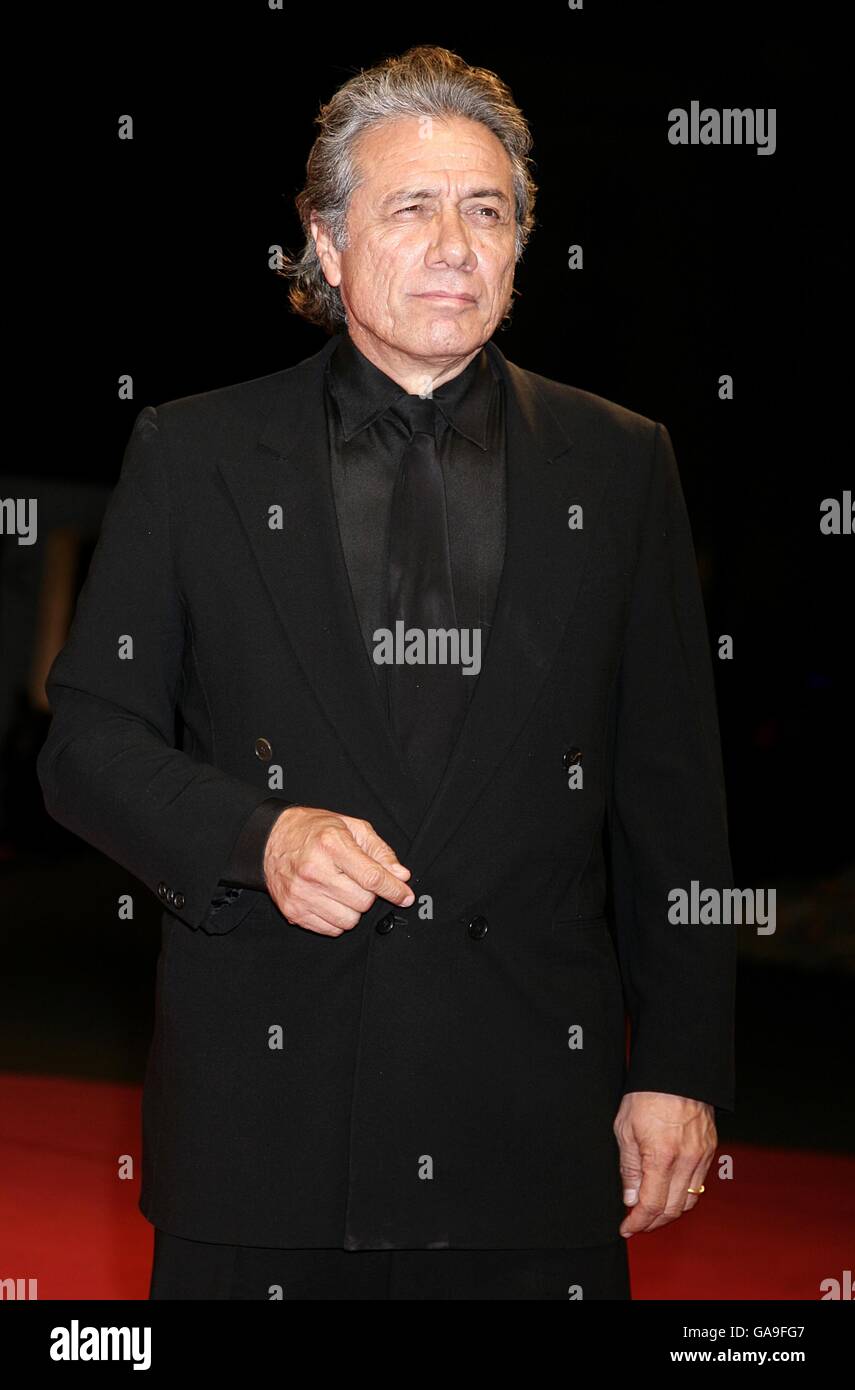 Edward James Olmos in anteprima per il film 'Blade Runner: The Final Cut', al Festival del Cinema di Venezia in Italia, sabato 1 settembre 2007. Foto Stock