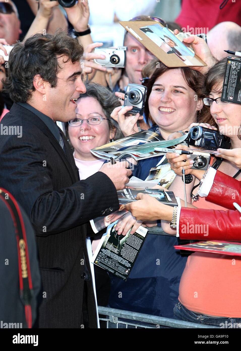 Joaquin Phoenix arriva per la prima di Reservation Road, al Toronto International Film Festival, Canada. Foto Stock