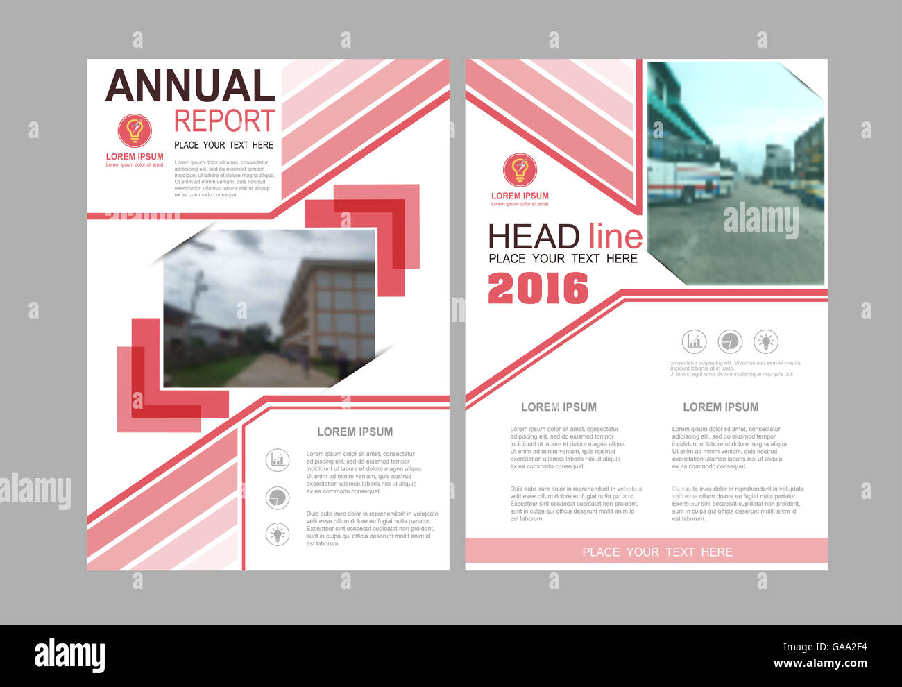 Coprire, design, annuale, layout opuscolo, prenota, annuncio, pagina, vettore, poster, depliant, booklet, vuoto, banner, business, annuncio pubblicitario, grafica Foto Stock