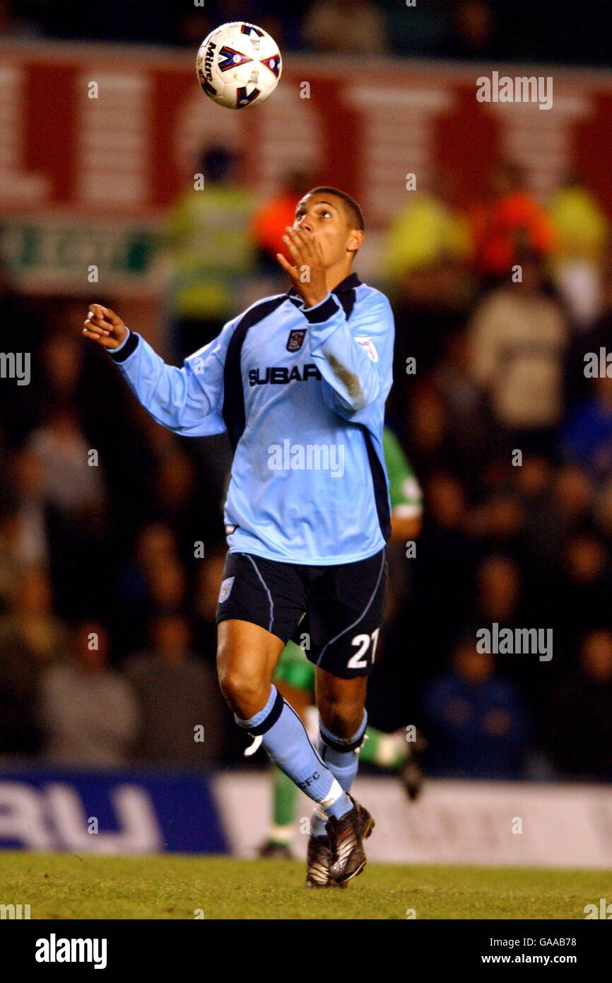 Calcio - Nationwide League Division uno - Coventry City / Millwall. Il Jay Bothroyd di Coventry City controlla la palla Foto Stock