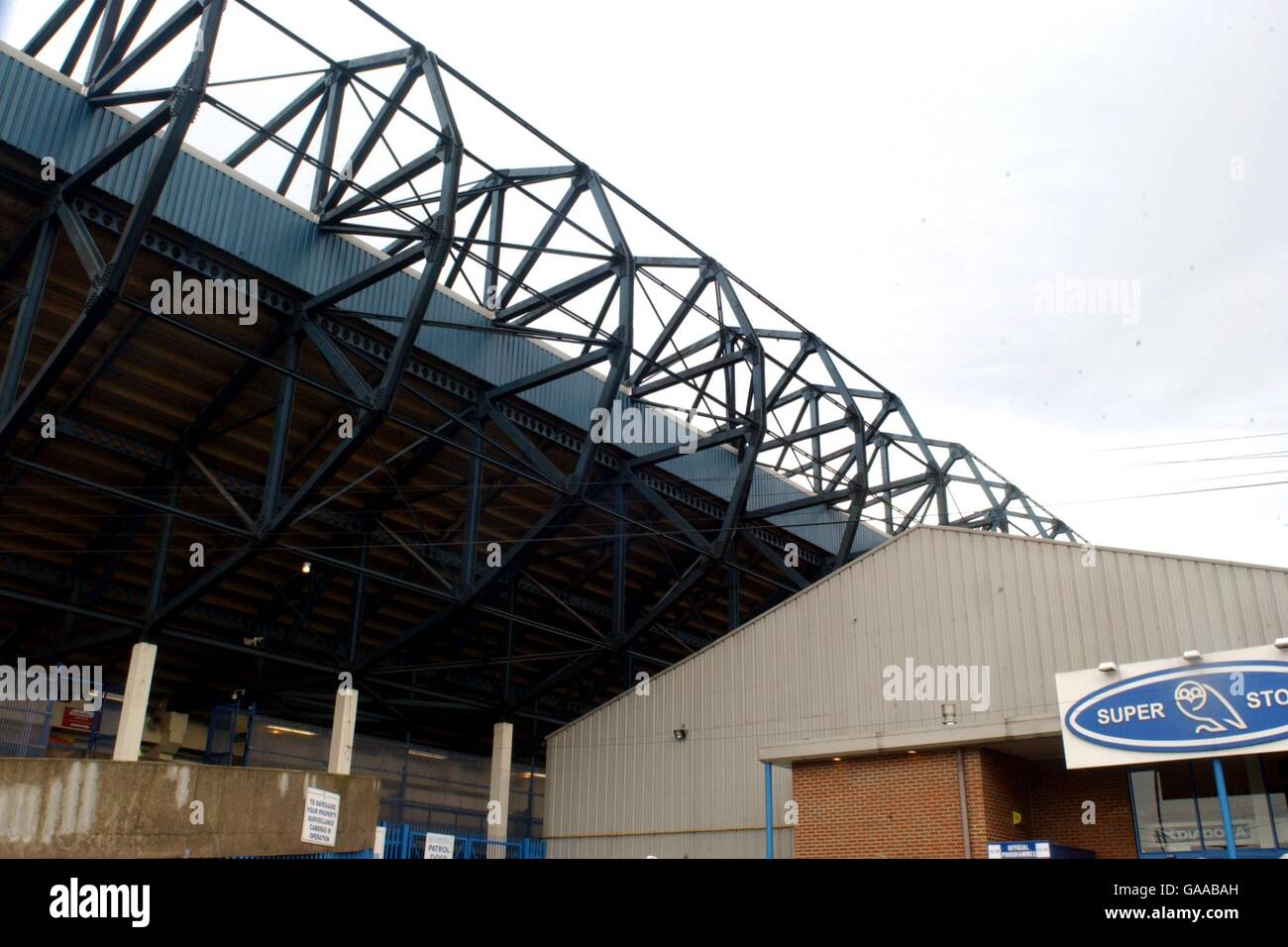 Calcio - Nationwide League prima Divisione - Sheffield Wednesday v Wolverhampton Wanderers. Stadio Foto Stock