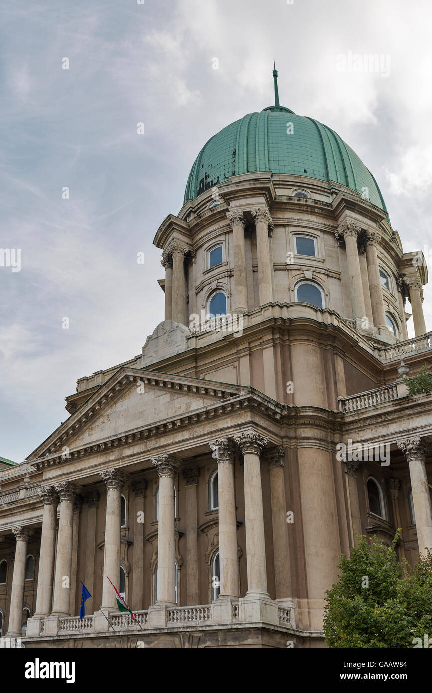 Palazzo Reale nel Castello di Buda a Budapest, Ungheria Foto Stock