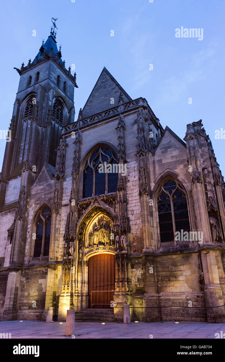 Eglise Saint-Germain in Amiens, Francia Foto Stock