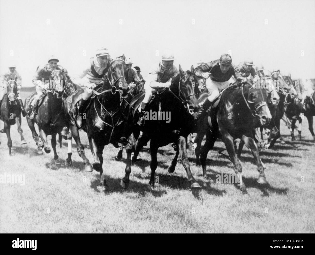 Corse di cavalli - il Derby Stakes - Epsom - 1941 Foto Stock