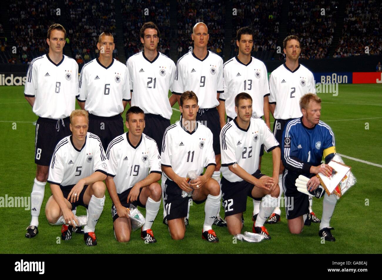 La squadra tedesca che ha iniziato con una vittoria di otto - zero Contro l'Arabia Saudita Foto Stock