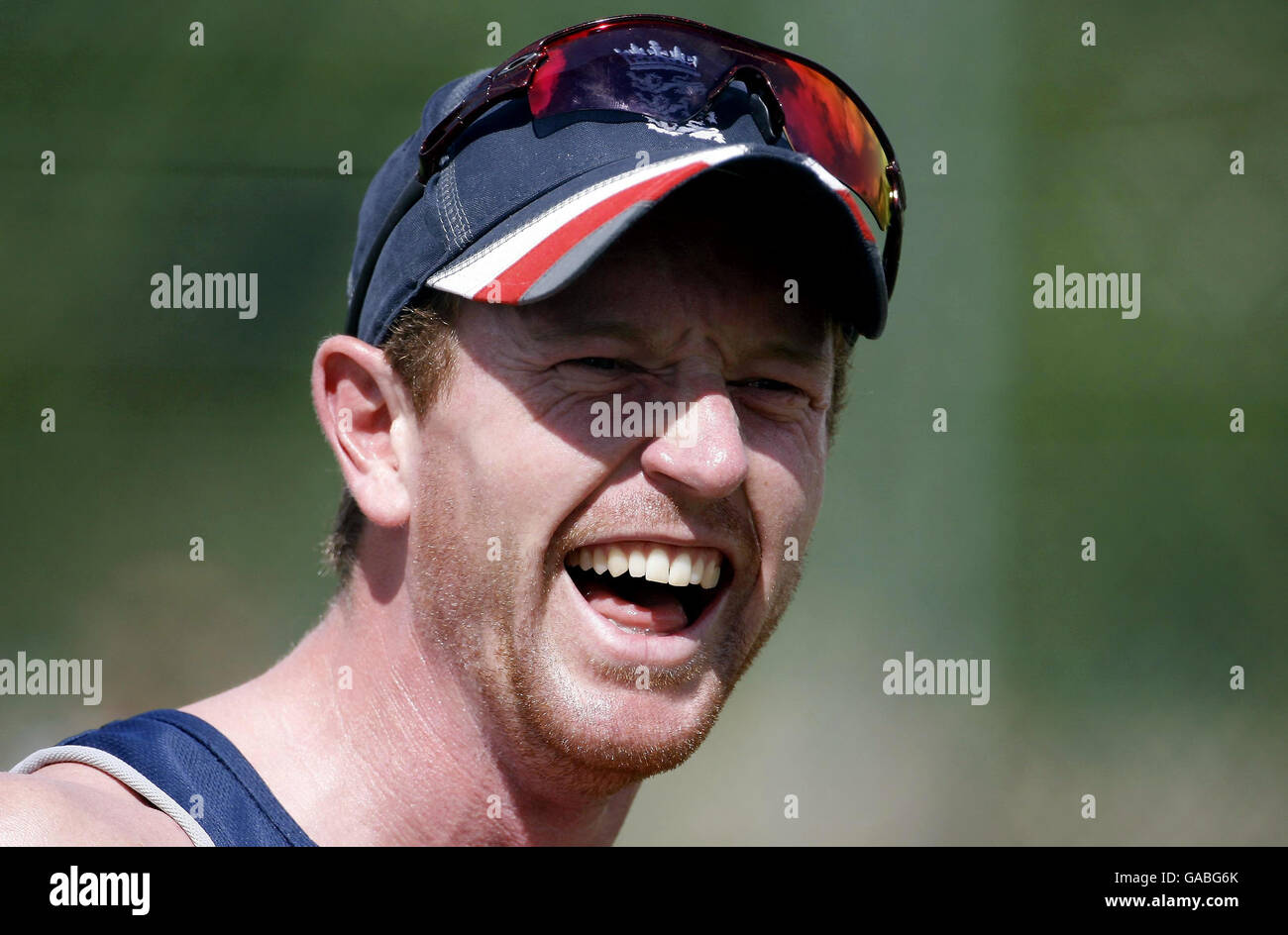 Cricket - Inghilterra sessione netta - Rangiri Dambulla International Cricket Stadium. Capitano inglese Paul Collingwood durante una sessione di reti allo Stadio Internazionale di Cricket Rangiri Dambulla, Danbulla, Sri Lanka. Foto Stock