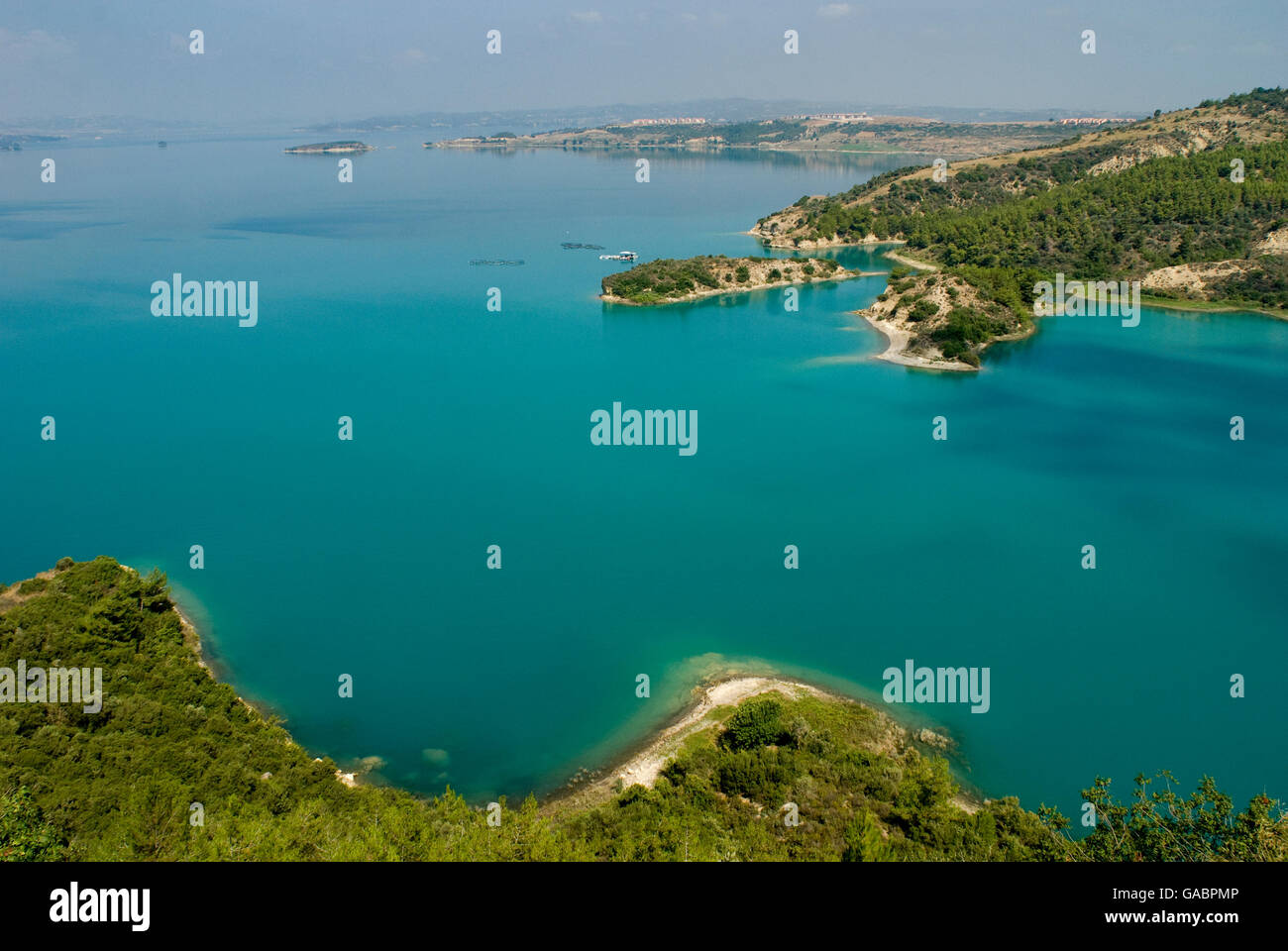 Seyhan diga è importante per la città di Adana Foto Stock