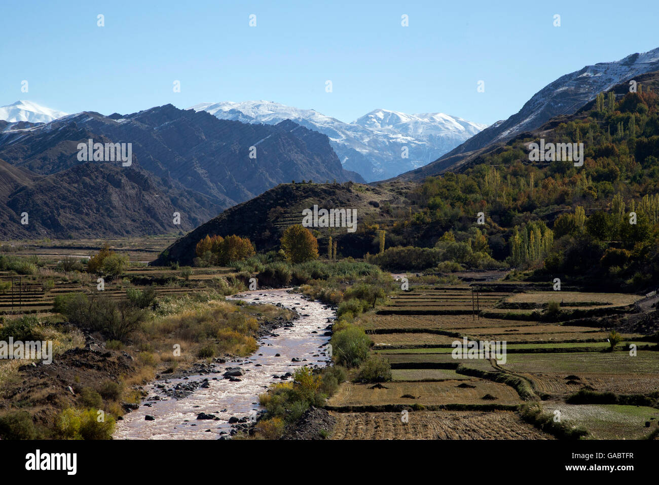 I monti Elbruz, regione di Alamut, Iran Foto Stock