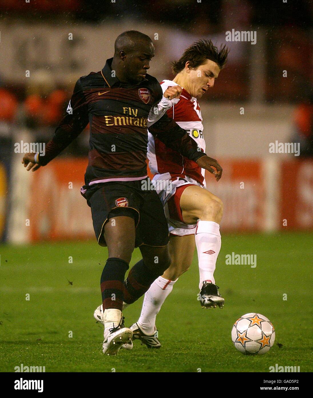 Soccer - UEFA Champions League - Gruppo H - Slavia Praga v Arsenal - Evzena Rosickeho Stadium Foto Stock