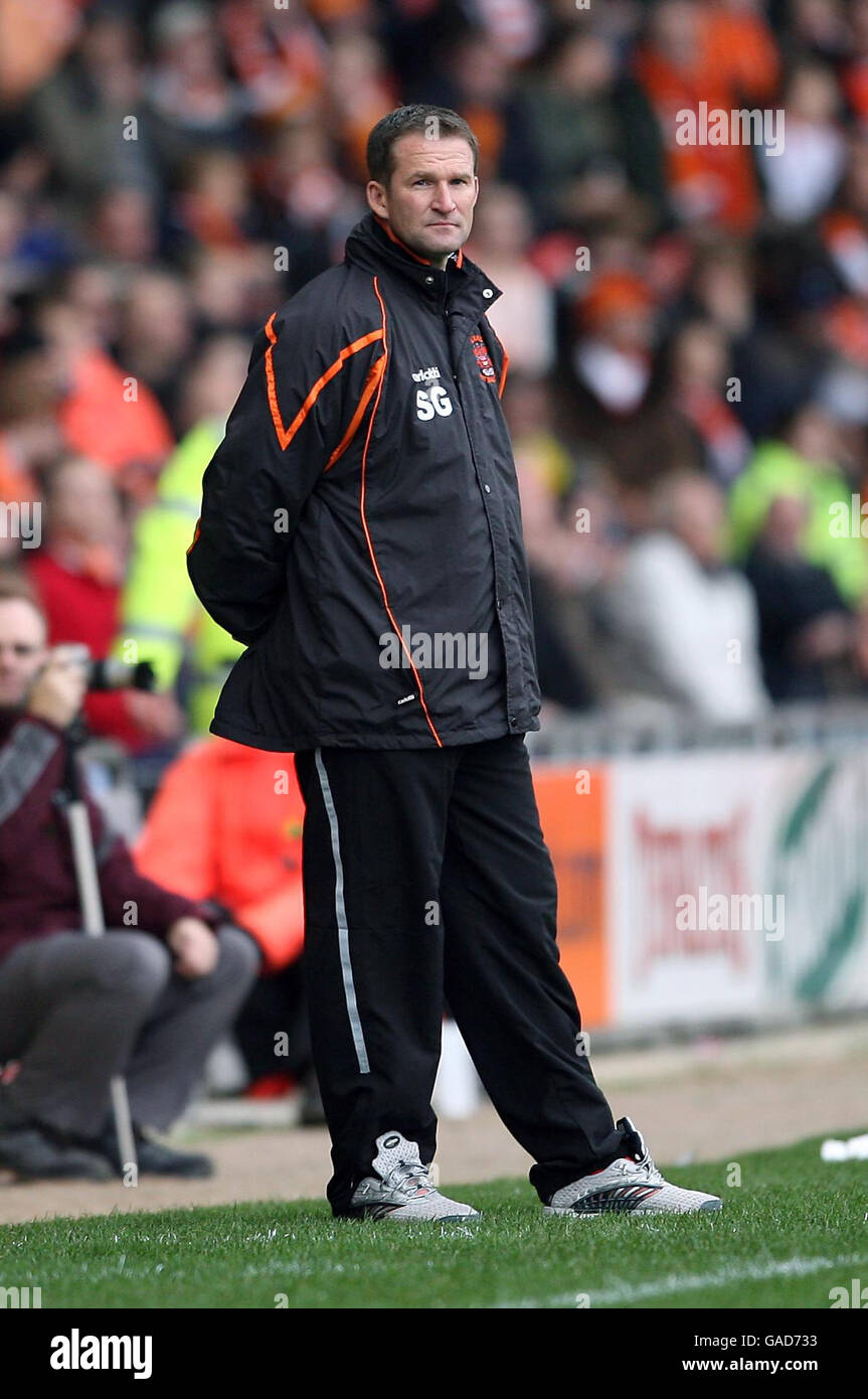 Calcio - Coca Cola Football League Championship - Blackpool v Scunthorpe United - Bloomfield Road Foto Stock