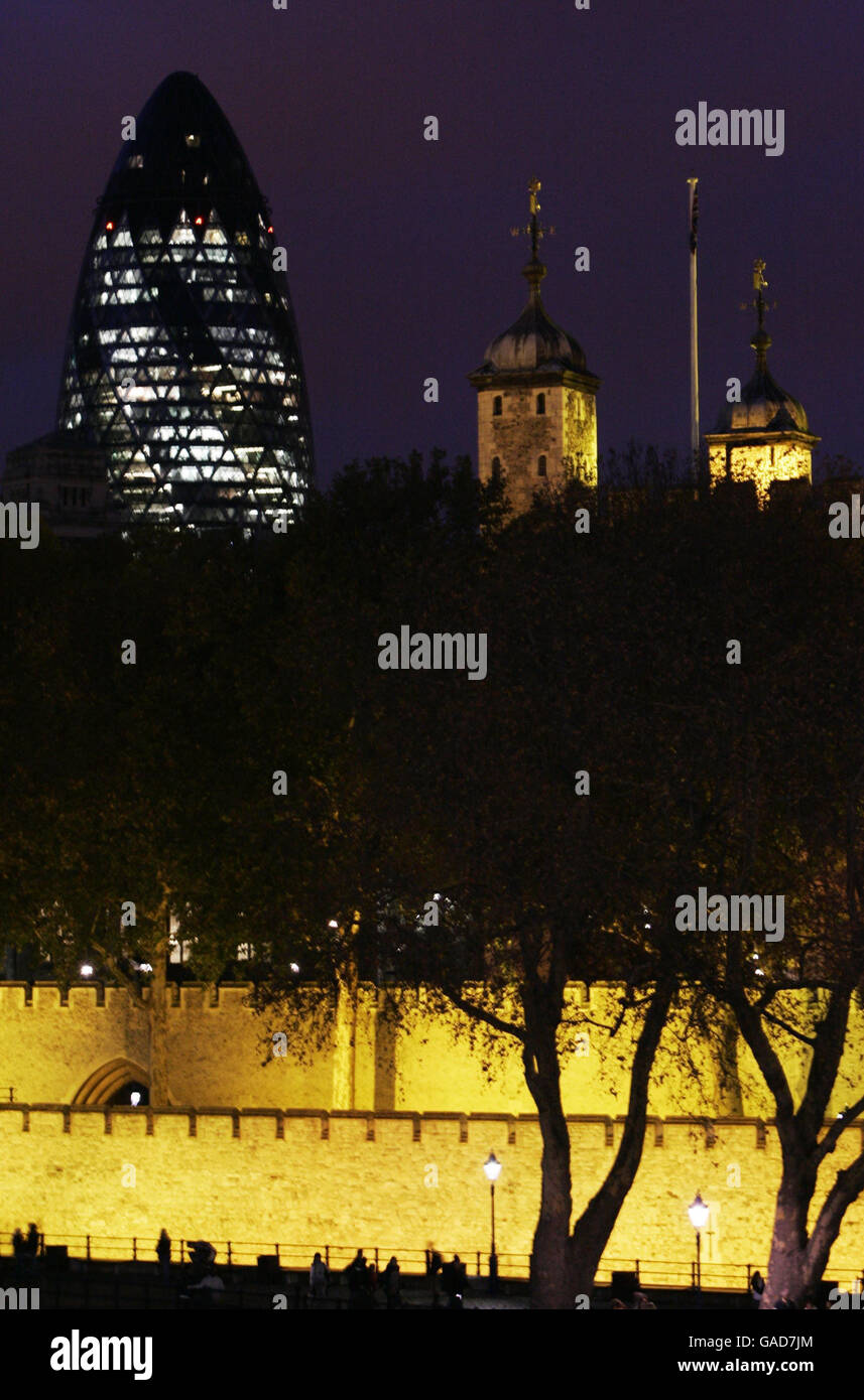 Londra va gold Foto Stock